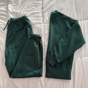 Ardene Dark Green Tracksuit Set XS